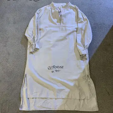 RE;CIRCLE RE Linen Bed Cover One-Piece