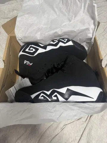 FILA 하이컷 스니커즈 블랙 미사용 새상품 27.5cm