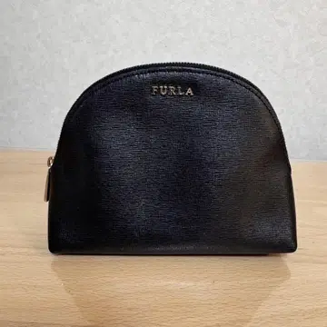 FURLA 훌라 파우치 메이크업 파우치 블랙 골드