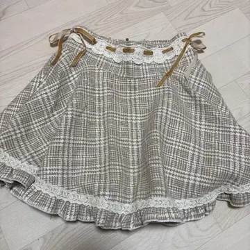 리즈리사 체크 치마바지 y2k 갸루 coquette 00s