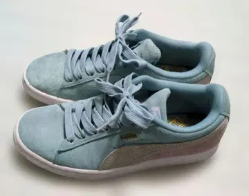 푸마 PUMA 스니커즈 스웨이드 클래식 24cm 스카이블루