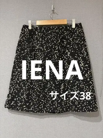 IENA 라메 모자 꽁지 스커트 사이즈 38