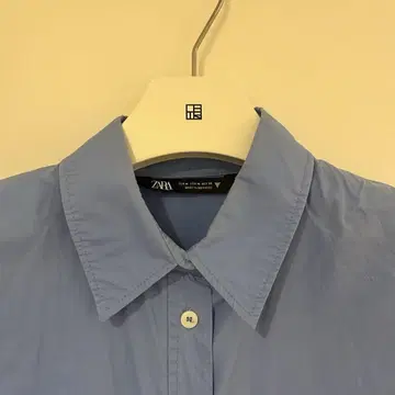ZARA 블루 셔츠