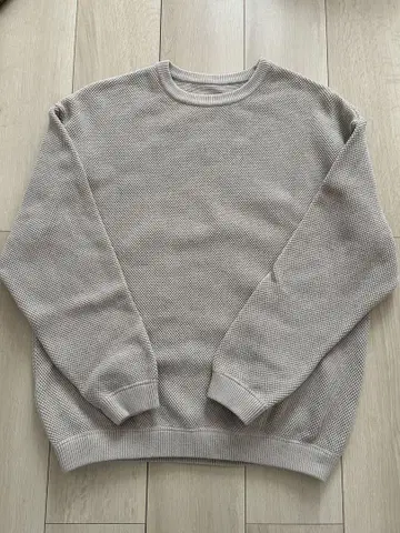 crepuscule 크렙스큐어 Moss stitch L/S 베이지