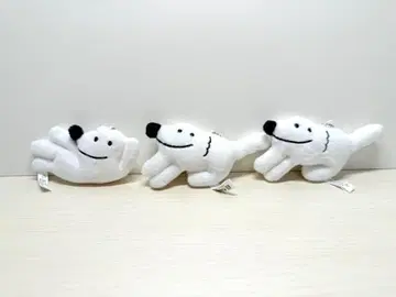 새상품 다정한 늑대 울프 군 손바닥 마스코트 3종 세트