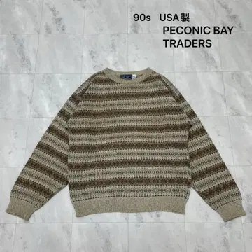 90s USA PECONIC BAY TRADERS 니트 스웨터