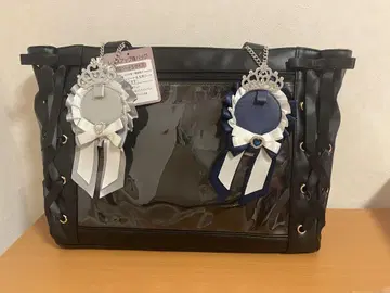 wego 레이스업 이타백 S 티아라 리본 로제트 키링