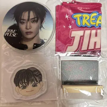 TREASURE 지훈 세트 캔뱃지 캡슐 토이