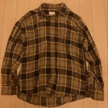 J.Crew 긴팔 플란넬 셔츠 체크 무늬