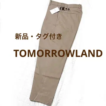 새상품 TOMORROWLAND 투모로우랜드 슬랙스 팬츠 베이지 S