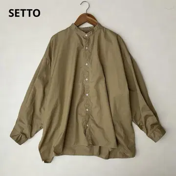 SETTO POTTER SHIRT 코튼 개더 셔츠 볼륨 소매