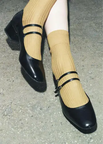 ZARA 더블 스트랩 블록 힐 신발 36