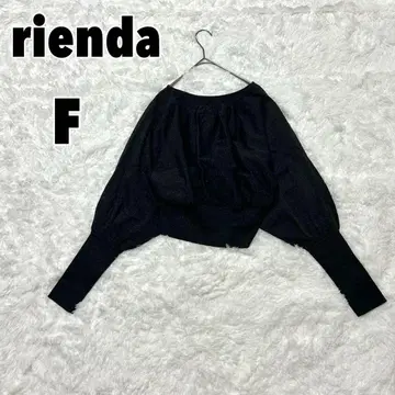 rienda (F) 볼륨 개더 니트 라메