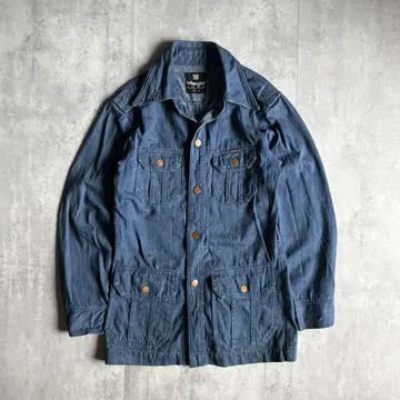 [ 70s Wrangler ] 빅 데님 자켓 옷깃 vintage