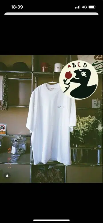ABCD FLEURS everyone 셔츠