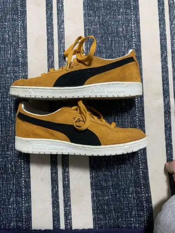 Puma 스웨이드 스니커즈 브라운/블랙