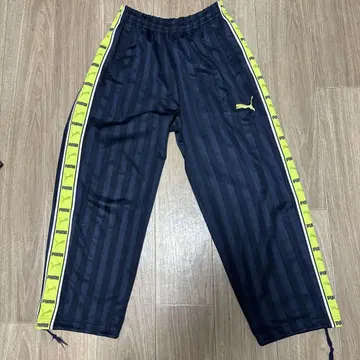 PUMA 스트라이프 저지 팬츠 네이비