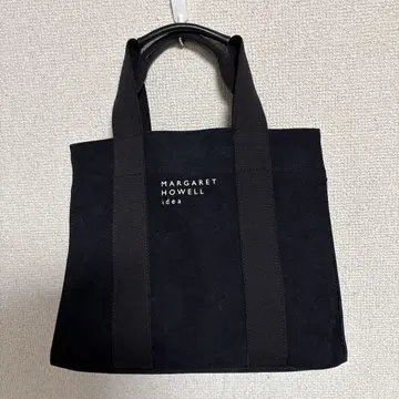 MARGARET HOWELL 블랙 토트백 숄더 포함