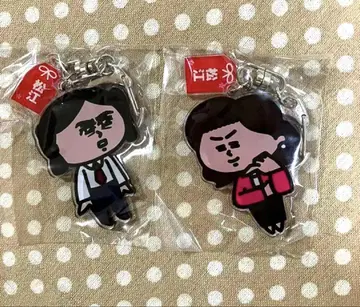 [미사용 새상품] 마츠에시 엔무스 아크릴 키링 2개 세트