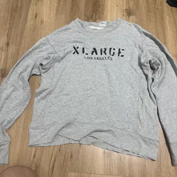 XLARGE 그레이 로고 맨투맨 XL