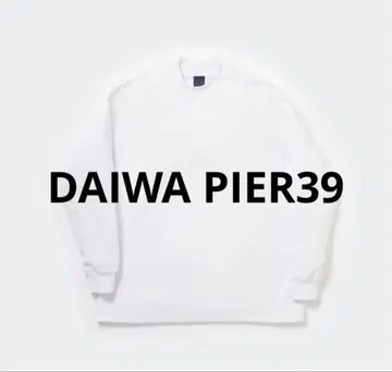 다이와 피어39 테크 드로스트링 L/S 티셔츠 M 화이트