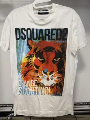 DSQUARED2 라이온 프린트 T셔츠 XS