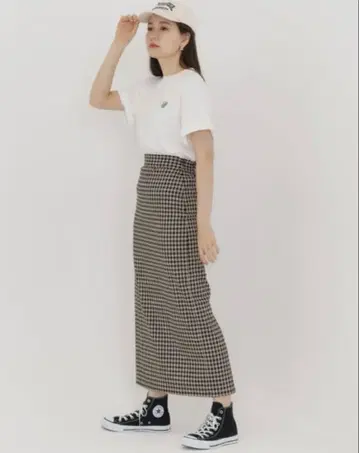 H 라인 롱 스커트