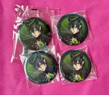 디즈니 트위스티드 원더랜드 말레우스 캔뱃지 4개 세트