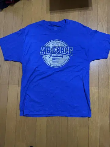 Champion 에어포스 T셔츠 파랑