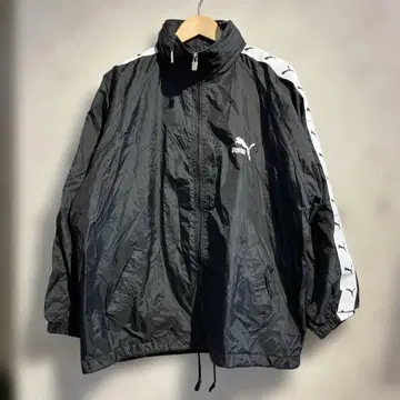 PUMA 나일론 자켓 푸마 블랙