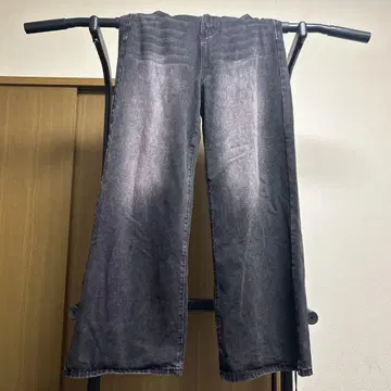 다크 퍼플 와이드 데님