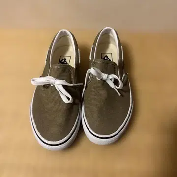 VANS 올리브 슬립온 스니커즈