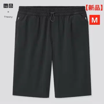 새상품 유니클로 울트라 스트레치 액티브 하프 팬츠 띠어리 콜라보 블랙 M