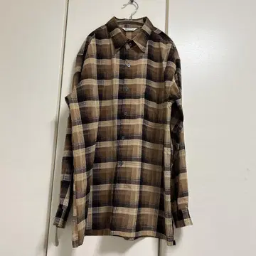 [ 구제 의류 ] NOVA 노바 긴팔 체크 셔츠 가을/겨울 남성용 빈티지