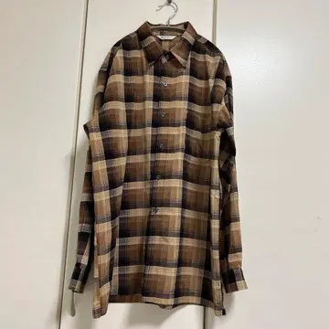 [ 구제 의류 ] NOVA 노바 긴팔 체크 셔츠 가을/겨울 남성용 빈티지