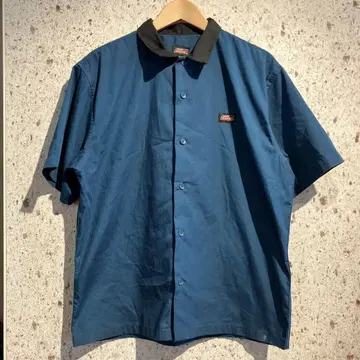 DICKIES 반팔 셔츠 디키즈 블루