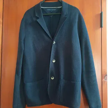 TOMMY HILFIGER 네이비 가디건풍 자켓