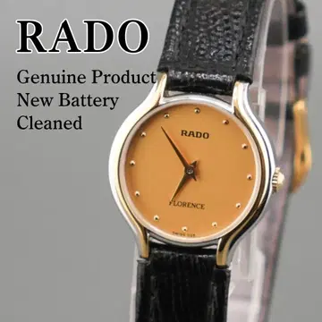 가동 RADO FLORENCE 라운드 손목시계 새상품 배터리 쿼츠