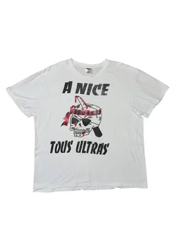 [구제 의류] A NICE TOUS ULTRAS 스컬 티셔츠