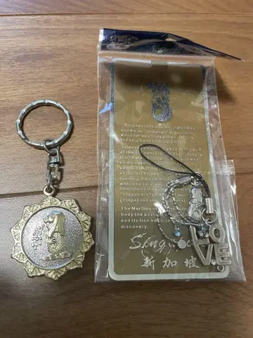 싱가포르 키링 & 스트랩 세트