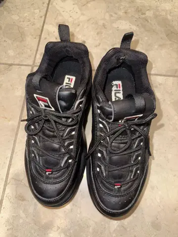 FILA 휠라 디스럽터 2 웨지 블랙 24.0cm