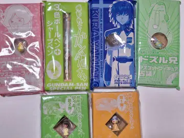 월간 건담 에이스 3색 볼펜 피규어 마스코트