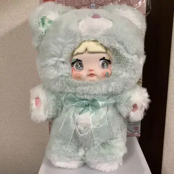 Nommi 400% 봉제 인형 동활 노미 안녕 작은 곰