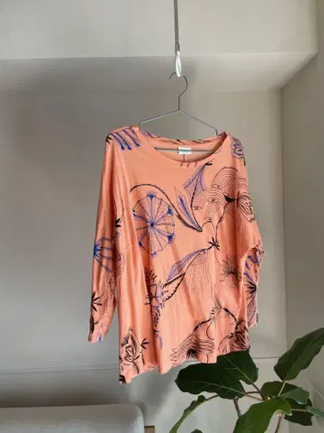 DRIES VAN NOTEN 7부 소매 상의 티셔츠