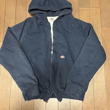 Dickies 디키즈 두꺼운 지퍼 후드티 안감 기모 네이비