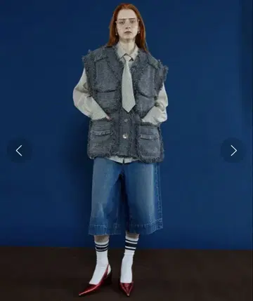 MAISON SPECIAL 트위드 베스트