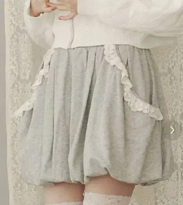 merry jenny 메리제니 맨투맨 벌룬 미니 스커트
