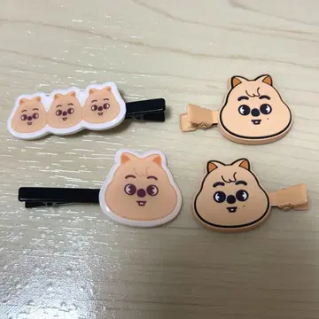 straykids 스키즈 한 헤어 클립 헤어핀 한쿼카