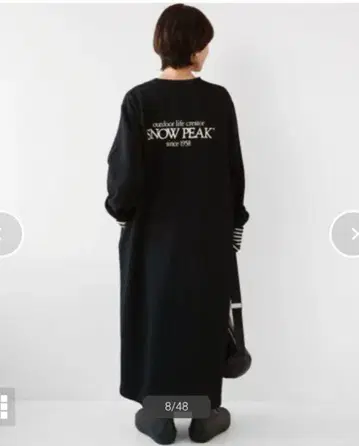 주말 가격 인하 별주 SNOW PEAK*RELUME 맨투맨 원피스