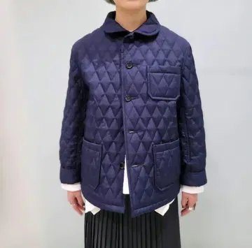 타오컴 데 가르송 2024년 가을/겨울 제품 퀼팅 자켓 S 네이비